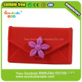 Cute red female student bag stationery eraser